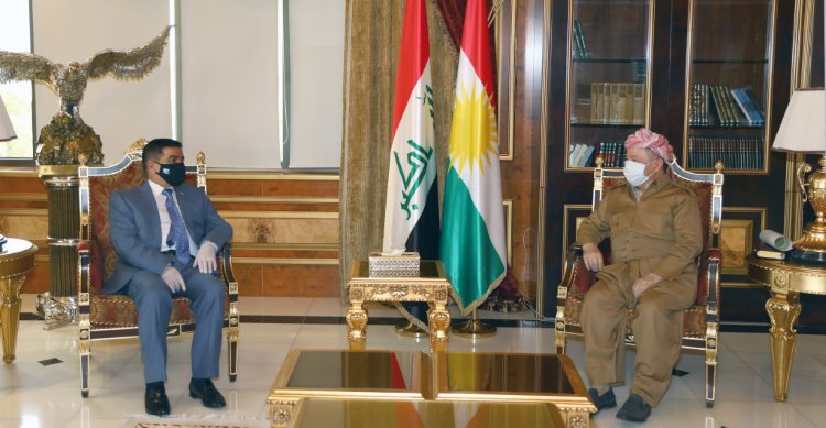 Mesut Barzani Irak Savunma Bakanı’yla görüştü