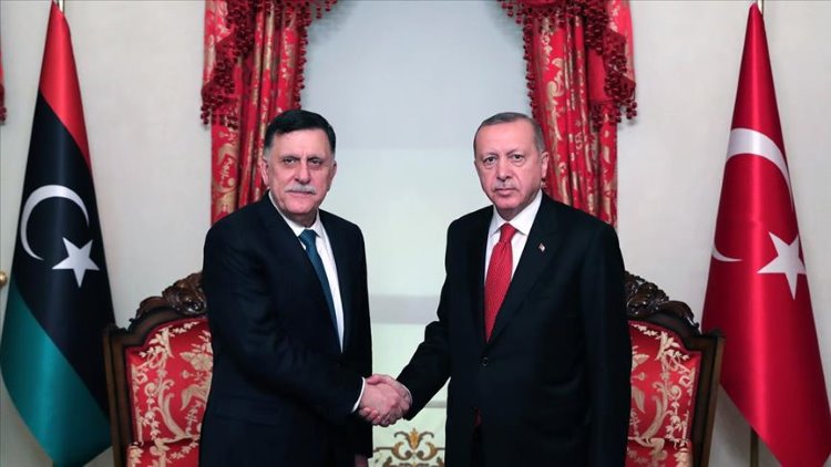 Erdoğan: Tüm uluslararası platformlarda Sarraj'la birlikte hareket edeceğiz
