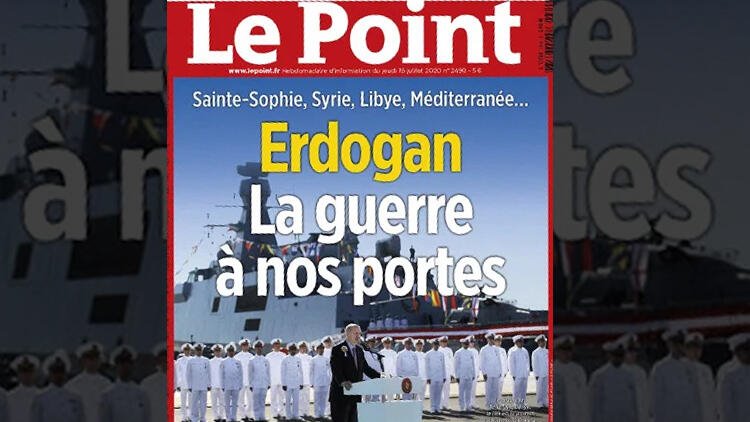 Fransız dergi Erdoğan'ı kapağına taşıdı: 'Savaş kapımızda'