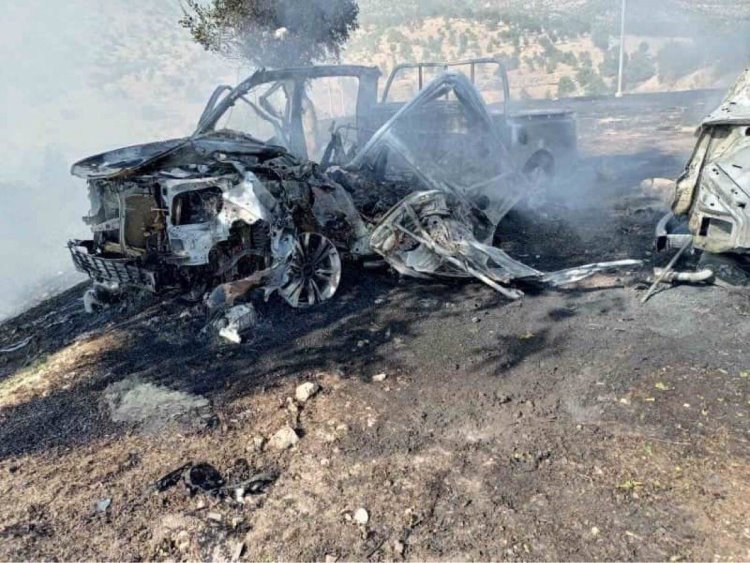 Yenilendi-TSK savaş uçakları, Duhok’ta iki aracı vurdu: 1 sivil hayatını kaybetti