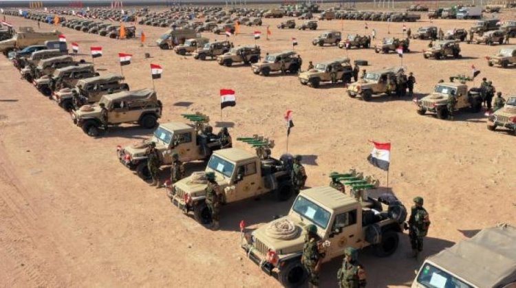Mısır Genelkurmay Başkanı Hicazi batı sınır birliklerini denetledi