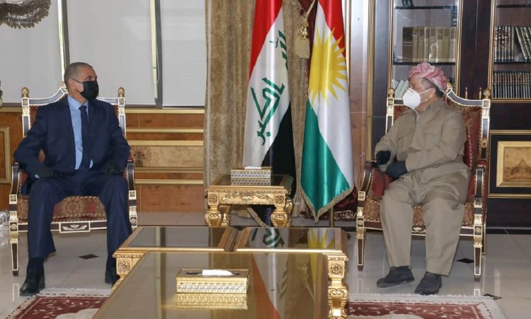 Başkan Mesud Barzani, Irak İçişleri Bakanı ile görüştü