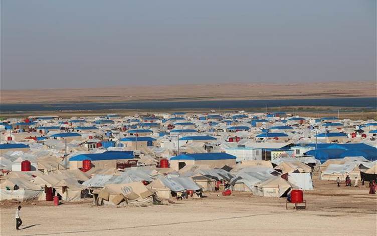 Rojava’da göçzede kampında yangın