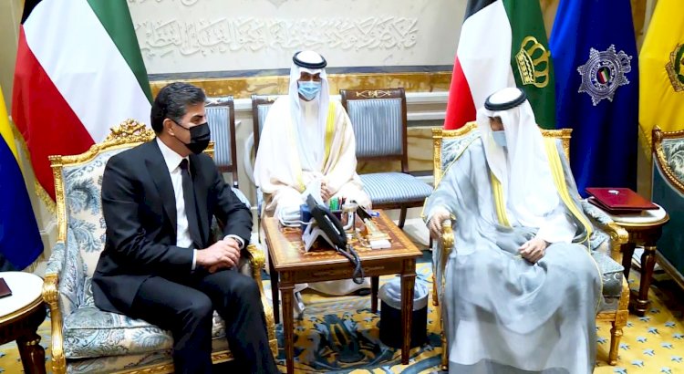 Neçirvan Barzani Kuveyt Emiri'yle görüştü