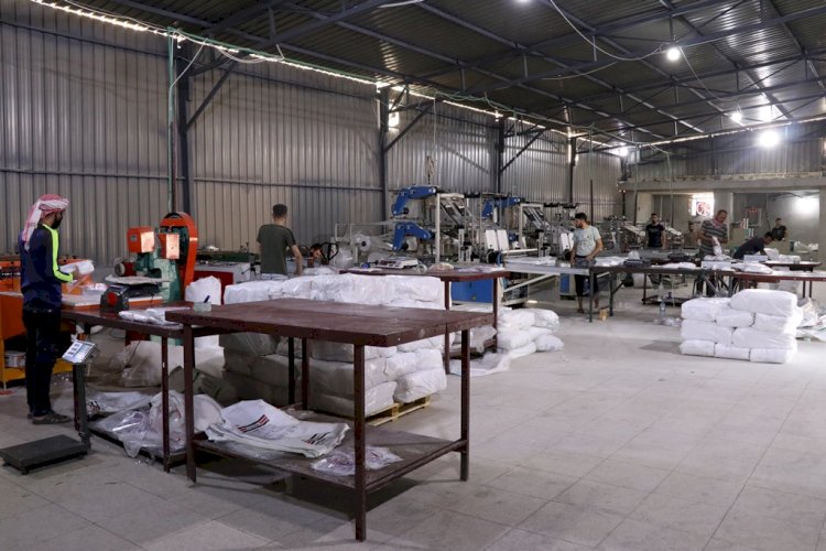 Rojava'da ilk plastik poşet fabrikası kuruldu