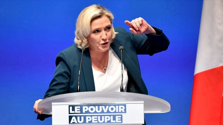 Marine Le Pen : 'Ülkedeki Milli Görüş faaliyetleri sonlandırılsın'