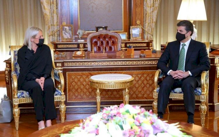 Başkan Barzani ile BM Özel Temsilcisi Plasschaert Şengal anlaşmasını görüştü
