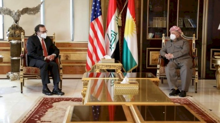 Başkan Barzani, ABD’li üst düzey heyetle bir araya geldi