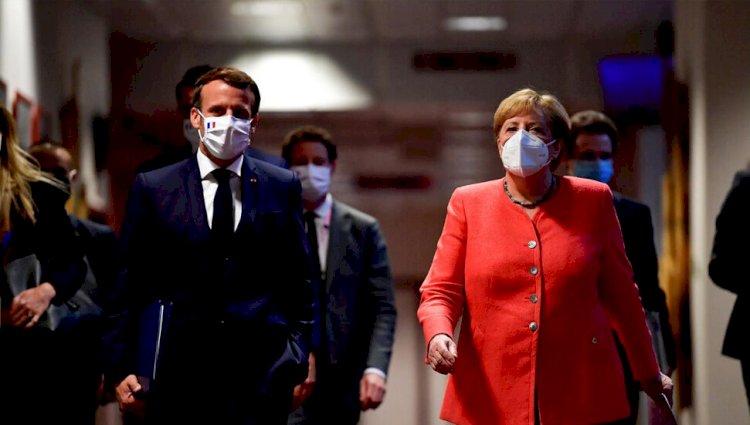 AB Liderler Zirvesi sonrası Merkel ile Macron'dan Türkiye açıklaması