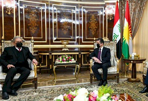 Başkakan Mesrur Barzani, Iraklı yetkiliyle Şengal Anlaşması’nı görüştü