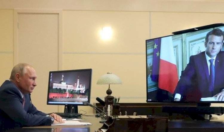Putin ve Macron arasında Dağlık Karabağ görüşmesi