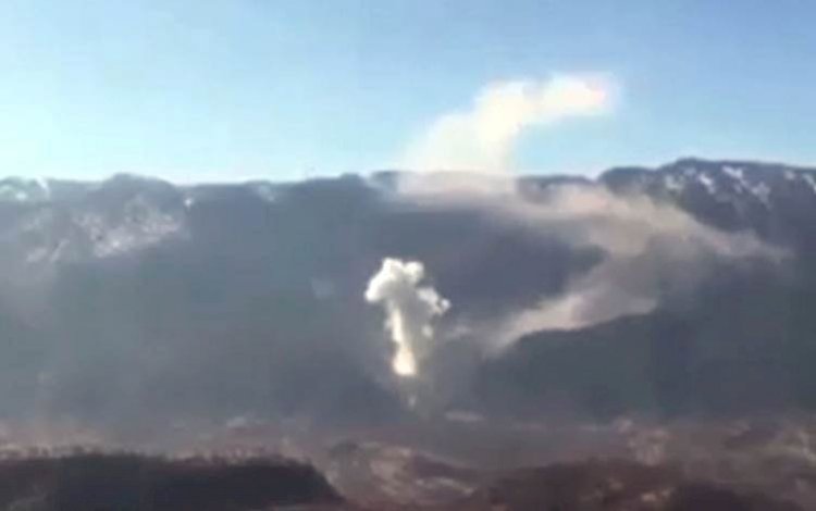 TSK’ya ait savaş uçakları Amedi ilçesine bağlı Bazey vadisini bombaladı