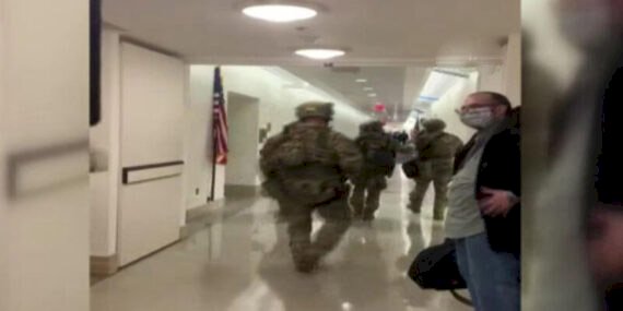 ABD alarm durumunda! Askerler Kongre binasında
