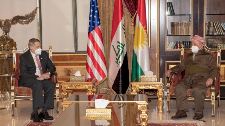 Başkan Barzani ABD’nin Bağdat Büyükelçisi’yle görüştü