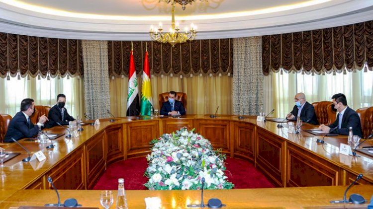 Mesrur Barzani, Bağdat’la müzakere heyetiyle bir araya geldi