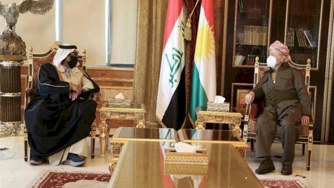 Mesut Barzani, Suriyeli aşiret lideriyle bir araya geldi