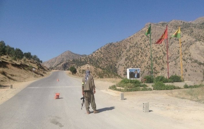 PKK Süleymaniye sınırında gümrük noktaları kurdu