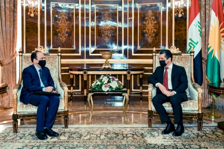 Başbakan Mesrur Barzani, Osman Baydemir ile görüştü