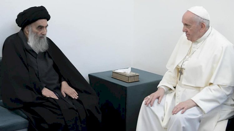 Papa Francis, Sistani ile bir araya geldi
