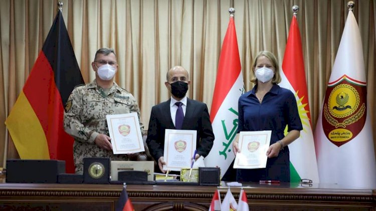 Kürdistan Bölgesi ile Almanya arasında askeri işbirliği anlaşması imzalandı