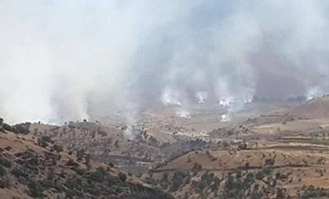 Batifa nahiyesinde PKK ile Türk askerleri arasında çatışma