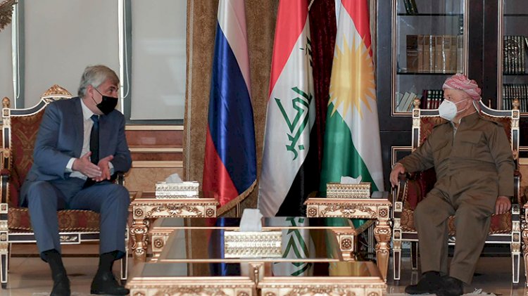Rus büyükelçiden Başkan Mesud Barzani’ye teşekkür