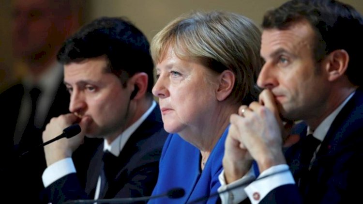 Merkel, Macron ve Zelenskiy, Rus birliklerinin Ukrayna sınırından çekilmesi çağrısında bulundu