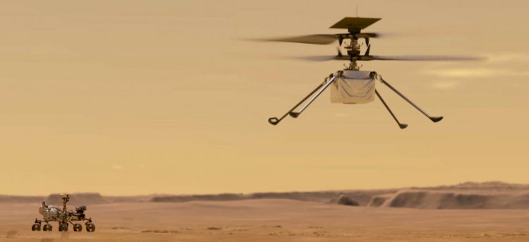 NASA: Mars'ta ilk helikopter uçuşu gerçekleşti