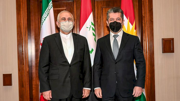 Mesrur Barzani, İran Dışişleri Bakanı ile görüştü