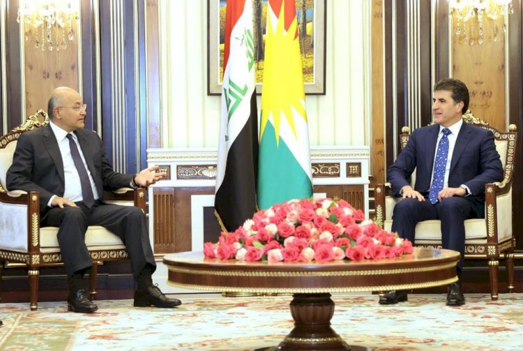 Neçirvan Barzani ile Berhem Salih'den ulusal birlik değerlendirmesi