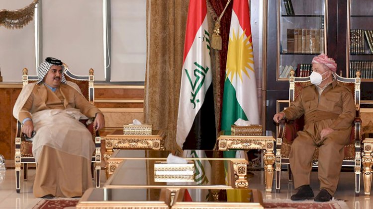 Arap şeyh ve aşiret liderlerinden Başkan Mesud Barzani’nin rolüne vurgu