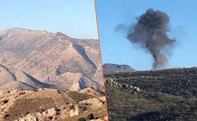 Savaş uçakları Süleymaniye kırsalını bombaladı