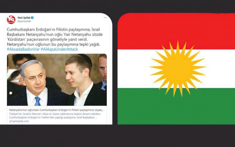Yeni Şafak’tan Kürdistan Bayrağına hakaret!
