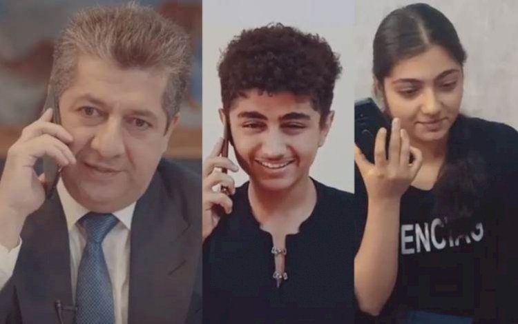 Başbakan Mesrur Barzani'den yetimlere bayram telefonu