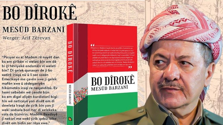 Mesud Barzani’nin 'Tarihe Not' kitabının Kurmanci baskısı çıktı