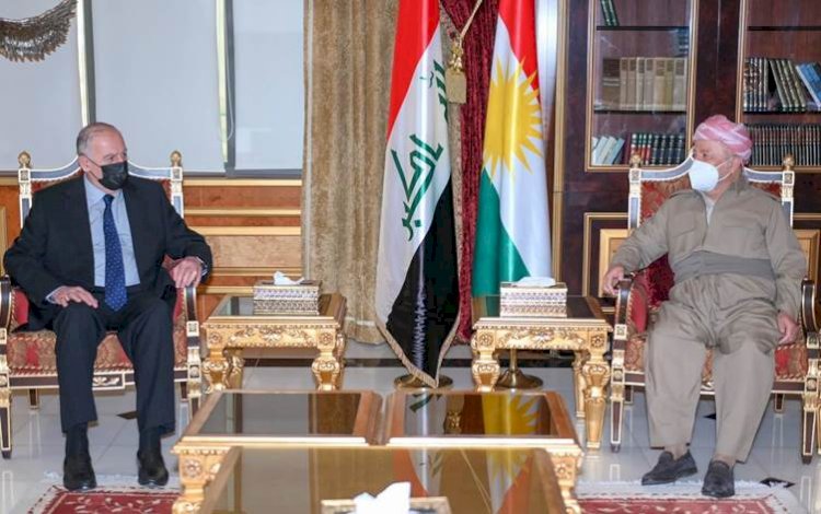 Başkan Mesud Barzani ile Usama Nuceyfi bir araya geldi