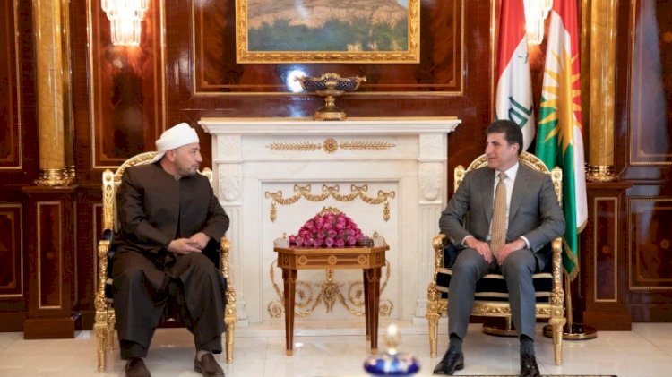 Neçirvan Barzani, Kürdistan İslam Alimleri Birliği heyetiyle bir araya geldi