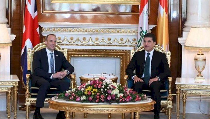 Neçirvan Barzani ile İngiltere Dışişleri Bakanı bir araya geldi
