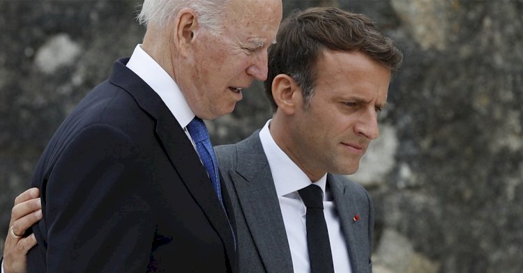 Biden’ın Macron paylaşımı: Zorlukların üstesinden gelmeye hazırız