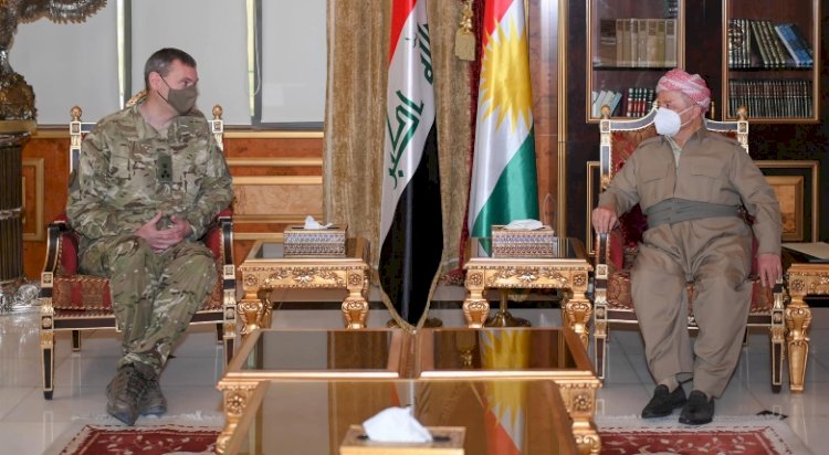 Mesud Barzani, Uluslararası koalisyon heyeti ile görüştü