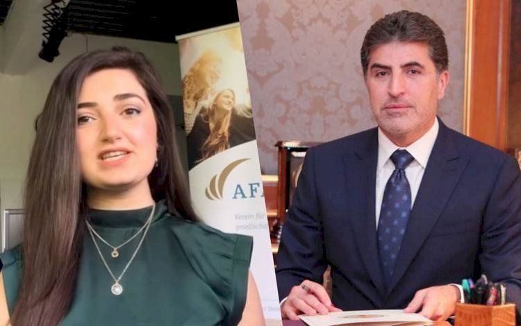 Neçirvan Barzani, ‘Diana Ödülü’ alan Rodî Elî’yi tebrik etti