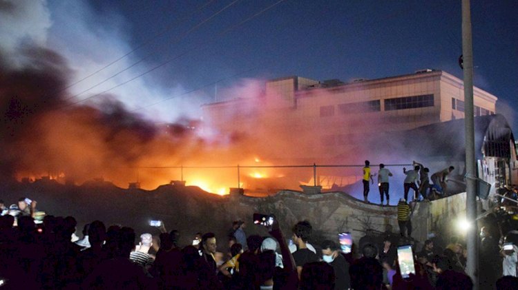 Irak'ta hastane yangınında hayatını kaybedenlerin sayısı 50'ye yükseldi