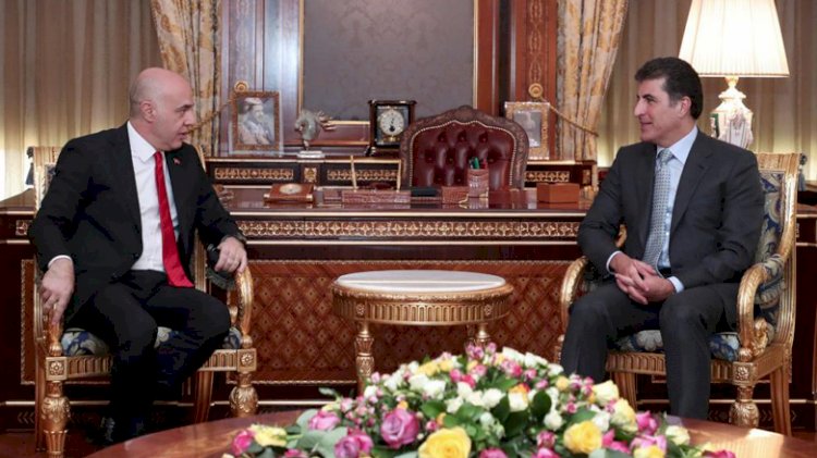 Neçirvan Barzani, Türkiye'nin yeni Bağdat Büyükelçisini kabul etti