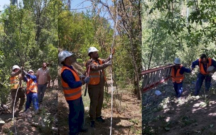 Elektrik hattını onarmaya çalışan işçilere Türkiye’den topçu saldırısı