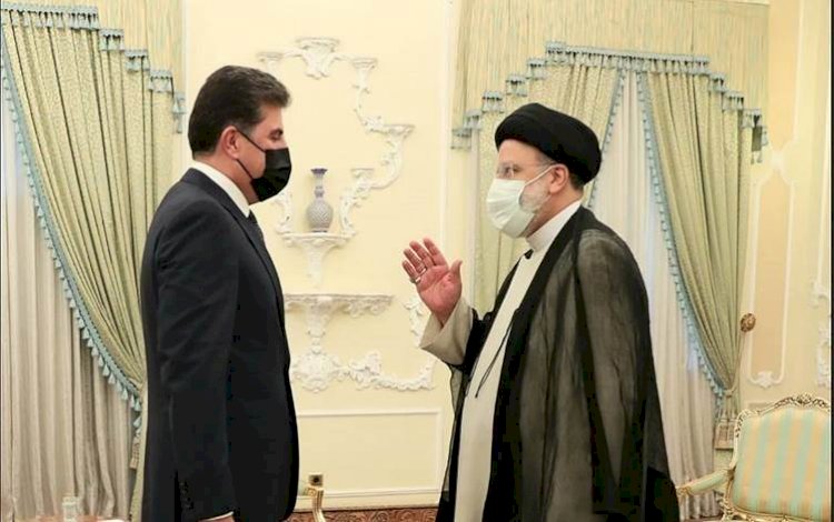 Neçirvan Barzani, İran Cumhurbaşkanı Reisi ile bir araya geldi