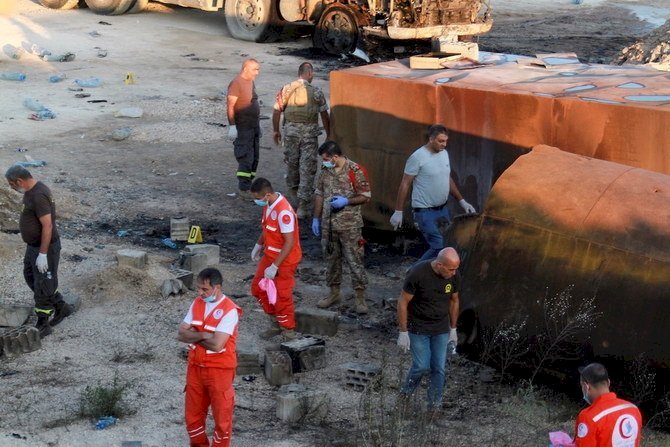 Lübnan’da akaryakıt tankeri patladı: En az 20 ölü, 79 yaralı