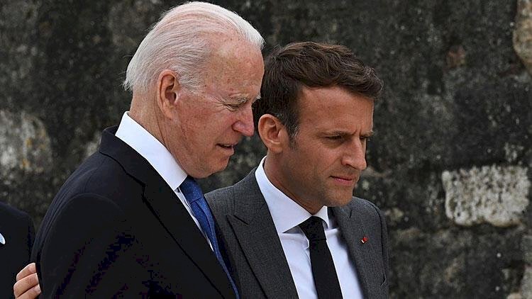 Macron ile Biden'dan Afganistan görüşmesi