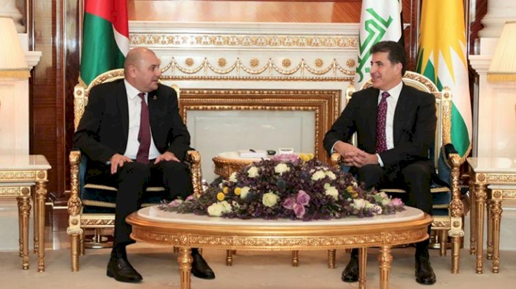 Neçirvan Barzani, Ürdün Parlamento Başkanı ile bir araya geldi