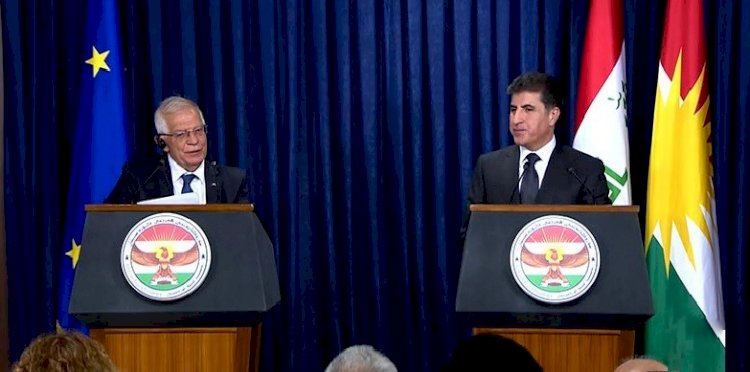 Borrell: Kürdistan Bölgesi'nin önemli bir müttefiki olmaya devam edeceğiz