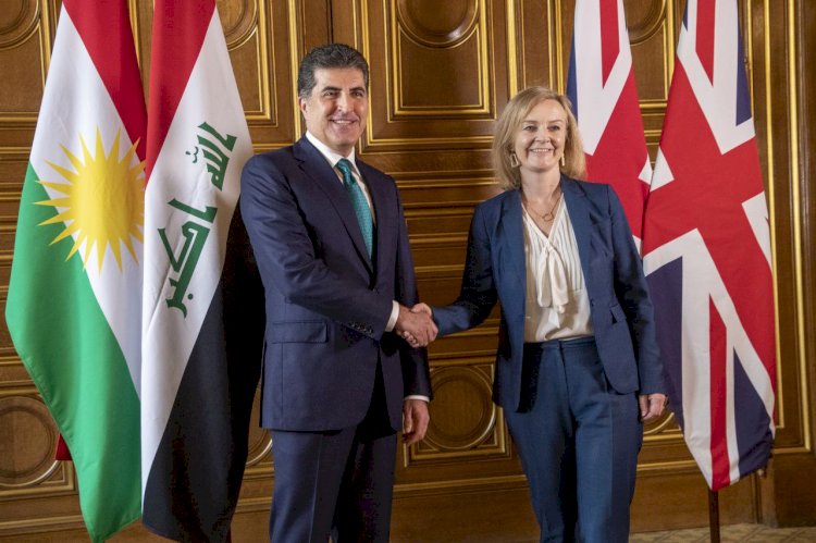 Neçirvan Barzani, İngiltere Dışişleri Bakanı Truss ile görüştü